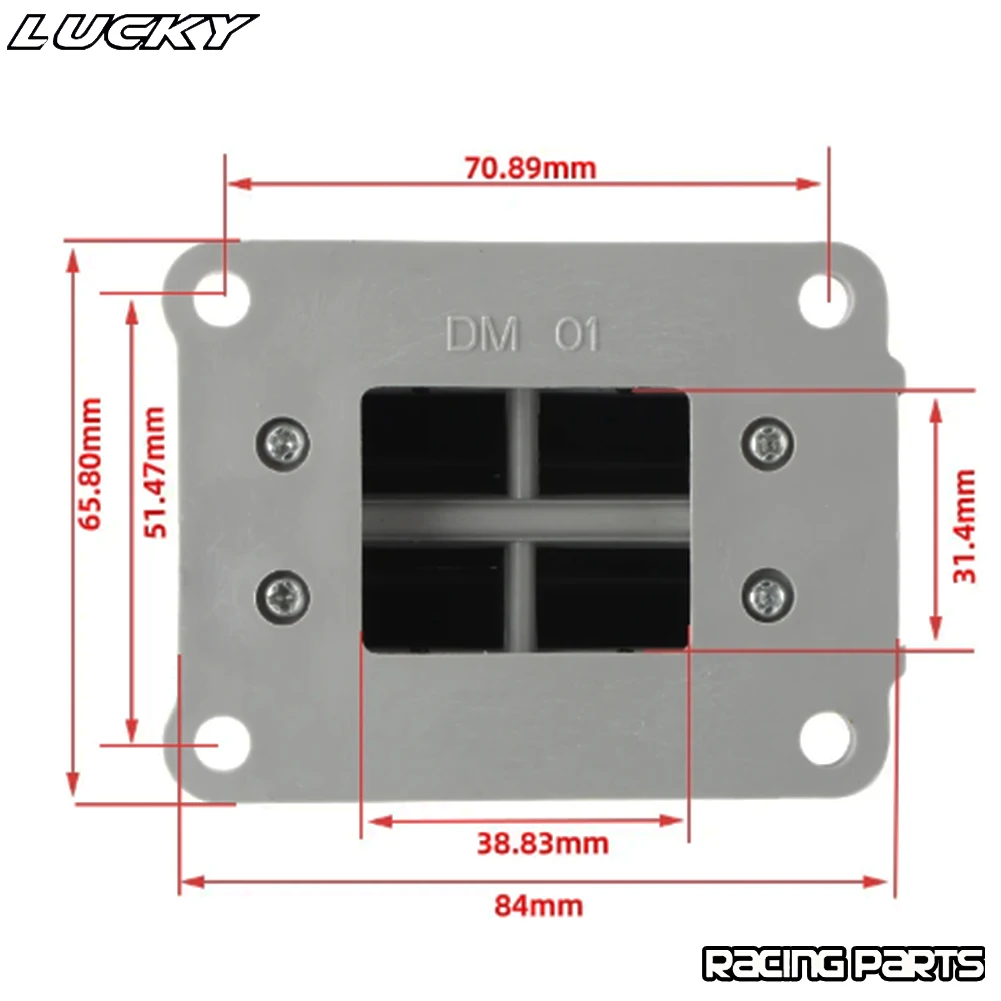 Válvula de láminas DM01 para Honda CR125R y NSR125 - imagen 3