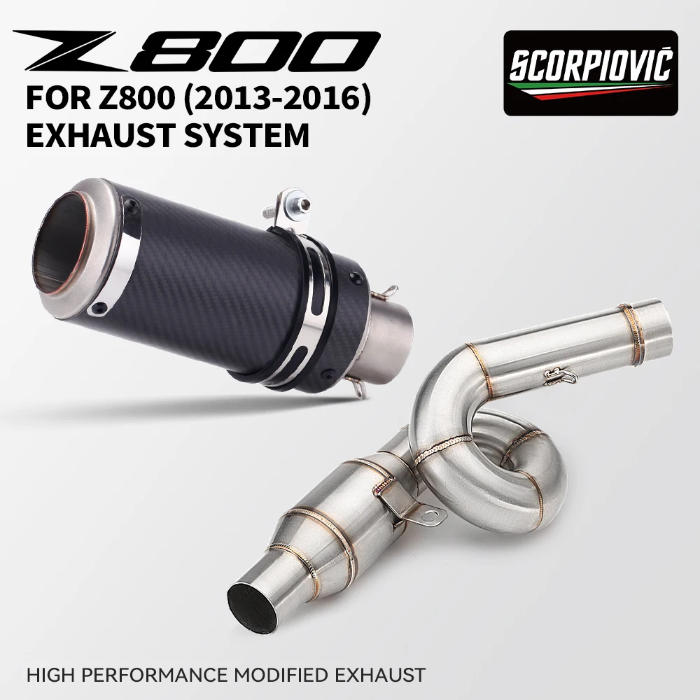 Silenciador de escape Kawasaki Z800 2013-2016