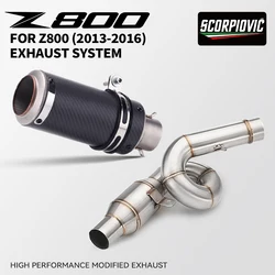 Silenciador de escape Kawasaki Z800 2013-2016