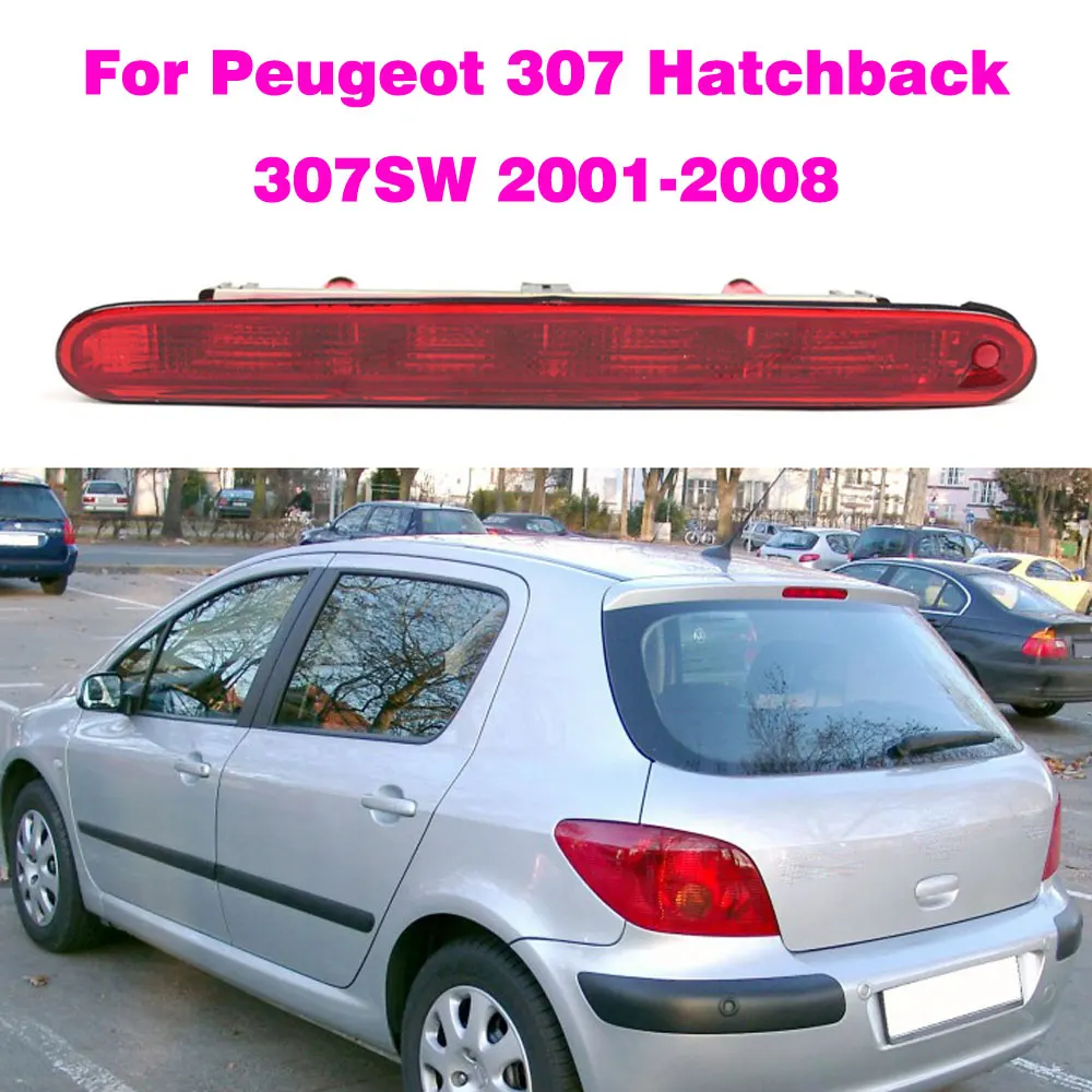 6350P5 Tercera luz de freno para Peugeot 307 y 307 SW (2001-2008)