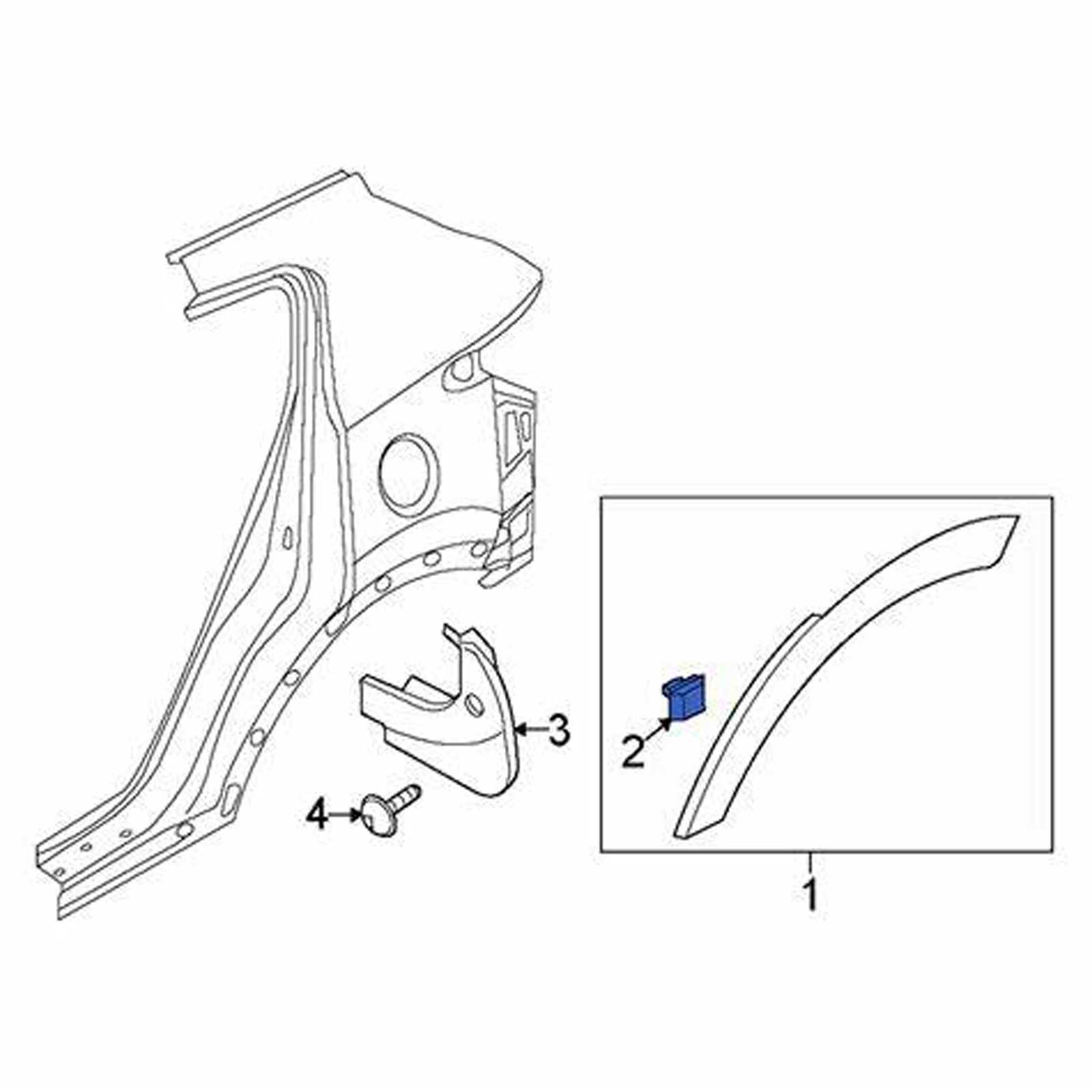Sujetadores XUKEY para panel embellecedor de automóvil