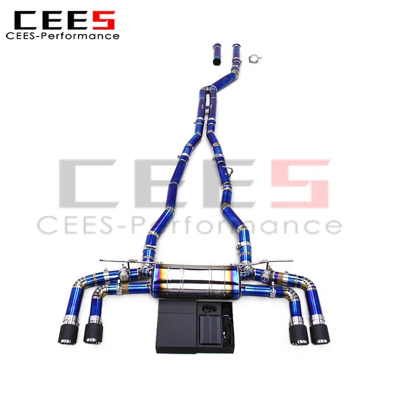 CEES catback valvetronic acero inoxidable BMW 540i B58 G30 2018-2024 - imagen 5