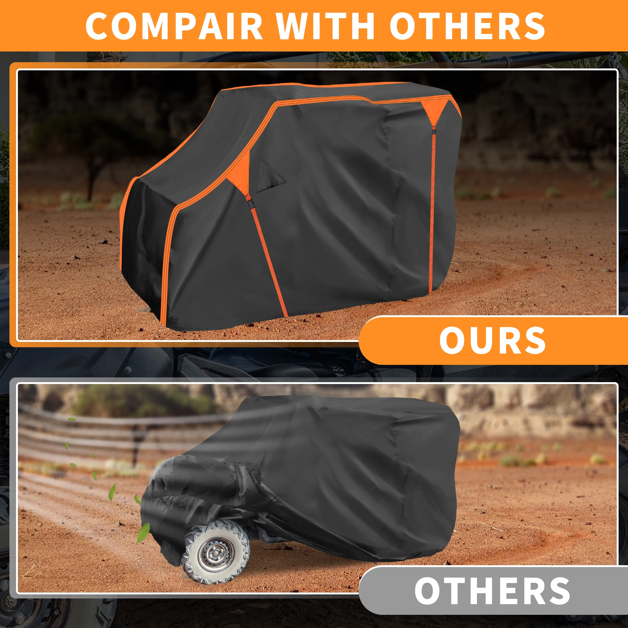 Funda impermeable UXCELL para Honda Pioneer-1000-5 - imagen 3