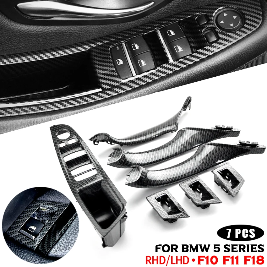 Embellecedor de maneta en fibra de carbono BMW Serie 5 F10/F11 - imagen 4