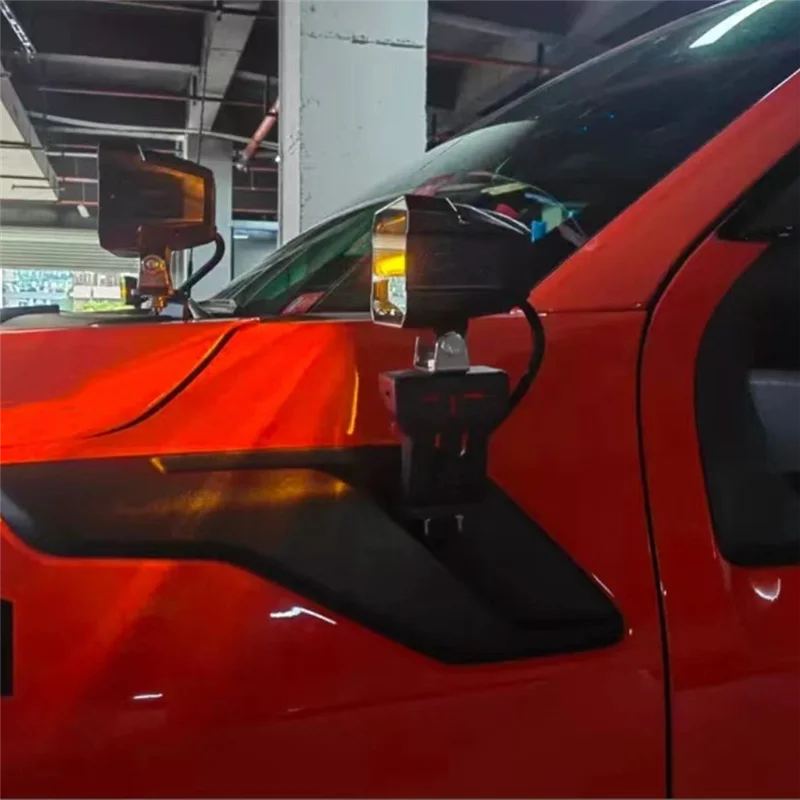 Soportes de foco LED para pilar A Ford Raptor 2022-2024