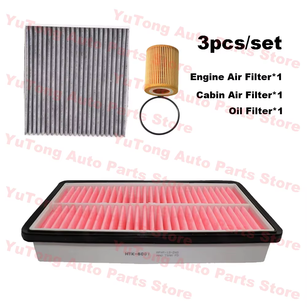 Kit filtros aceite aire habitáculo FAW Besturn B50 1.4T 1.6L 2016-2020