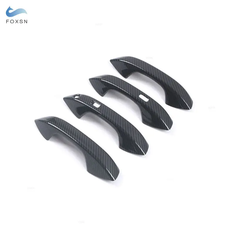Cubierta manija puerta fibra de carbono para VW Golf 8 2021-2022 - imagen 2