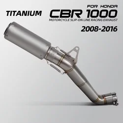 Escape slip-on deportivo Honda CBR1000RR 2008-2016 silenciador racing