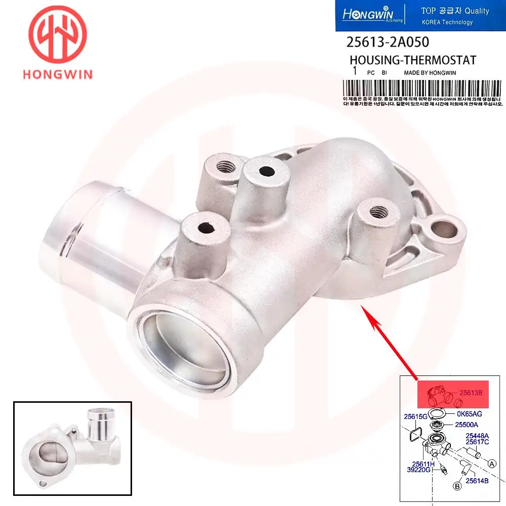 25613-2A050 HYUNDAI Carcasa de termostato - Getz Grand i10 1.1