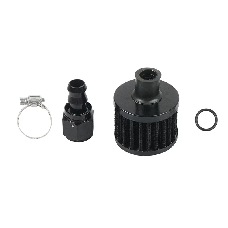 Filtro de aire frío universal para moto, conexión AN8 de 12 mm - imagen 4