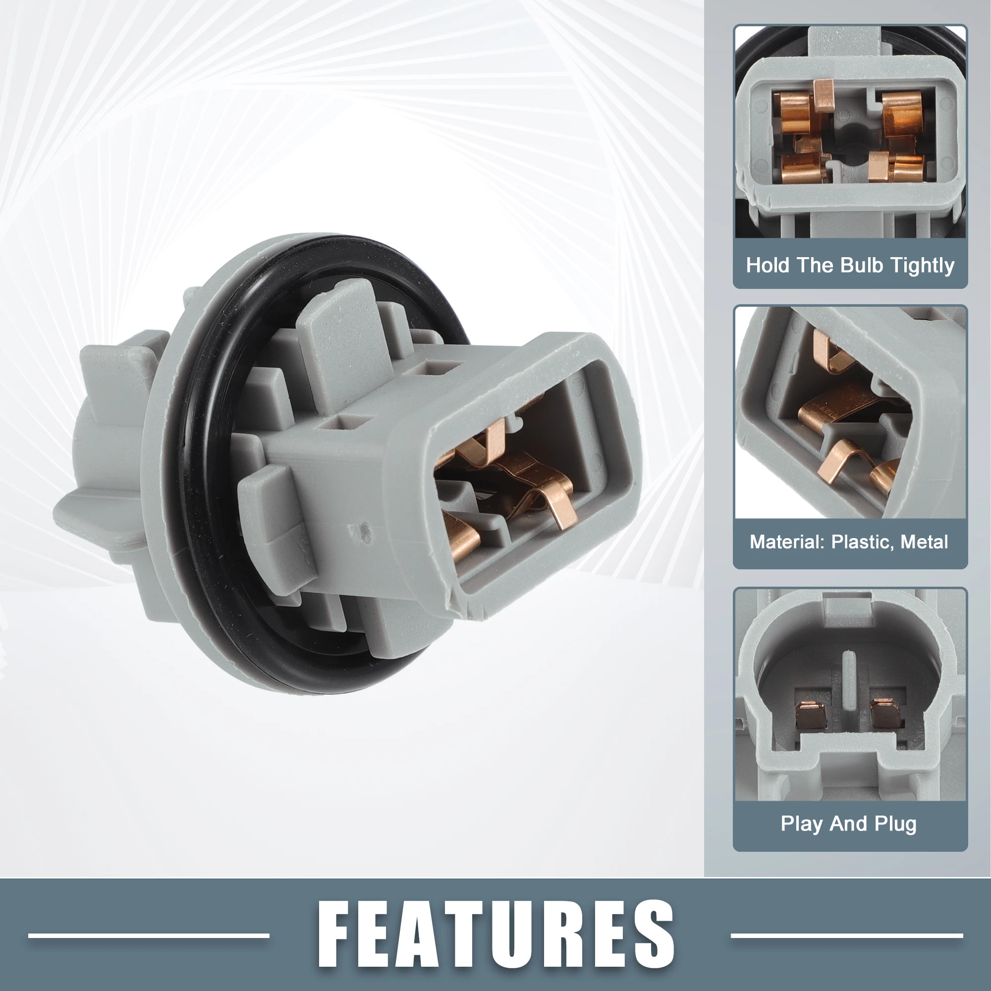 Portalámparas UXCELL 8158560240 para Toyota Land Cruiser Prado - imagen 2