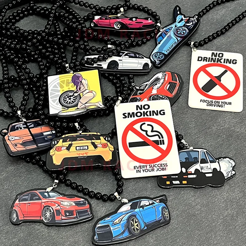 JDM Racing Miniatura colgante para espejo retrovisor del coche