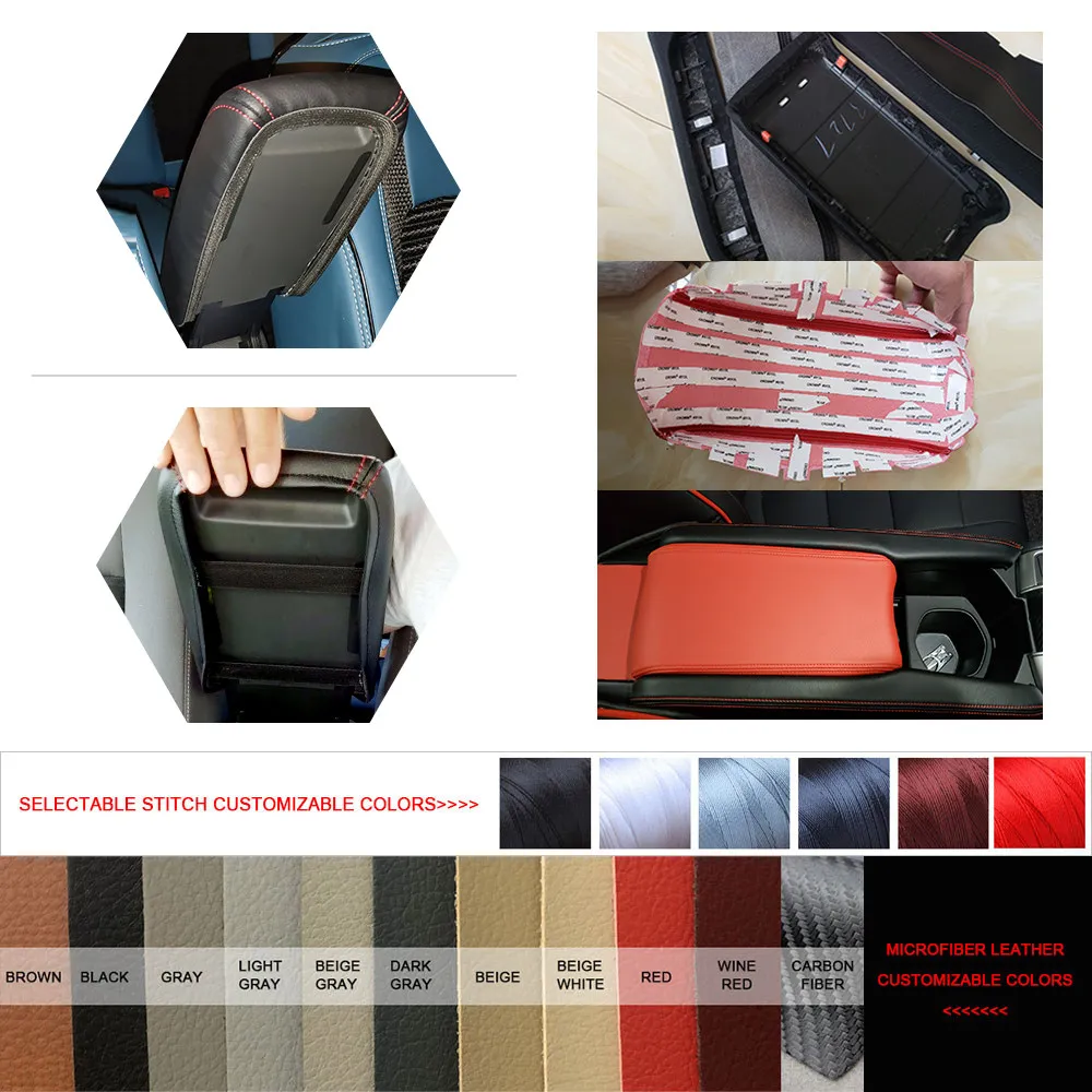 Caja reposabrazos Toyota Highlander – embellecedor cuero 2009-2014 - imagen 5