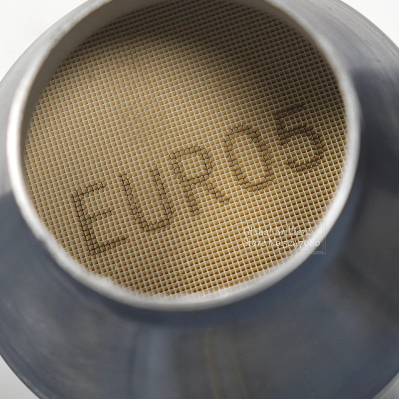 Universal 355MM * 99,15MM convertidor catalítico de coche de carreras de alto flujo catalizador de escape EURO 5 sustrato de acero inoxidable núcleo cerámico - imagen 4