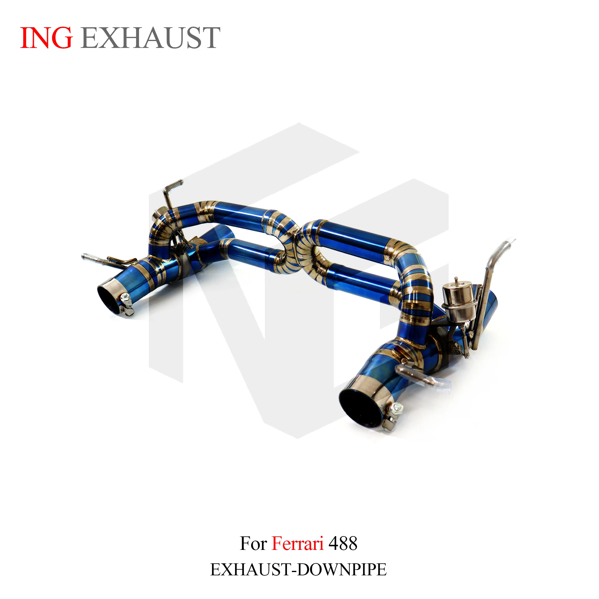 ING Parts Escape titanio Ferrari 488 GTB 3.9 V8 - imagen 5