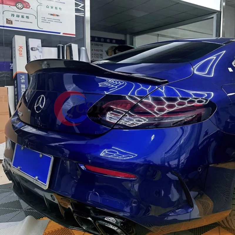 Alerón trasero ABS Mercedes Clase C W205 Coupé para parachoques - imagen 4