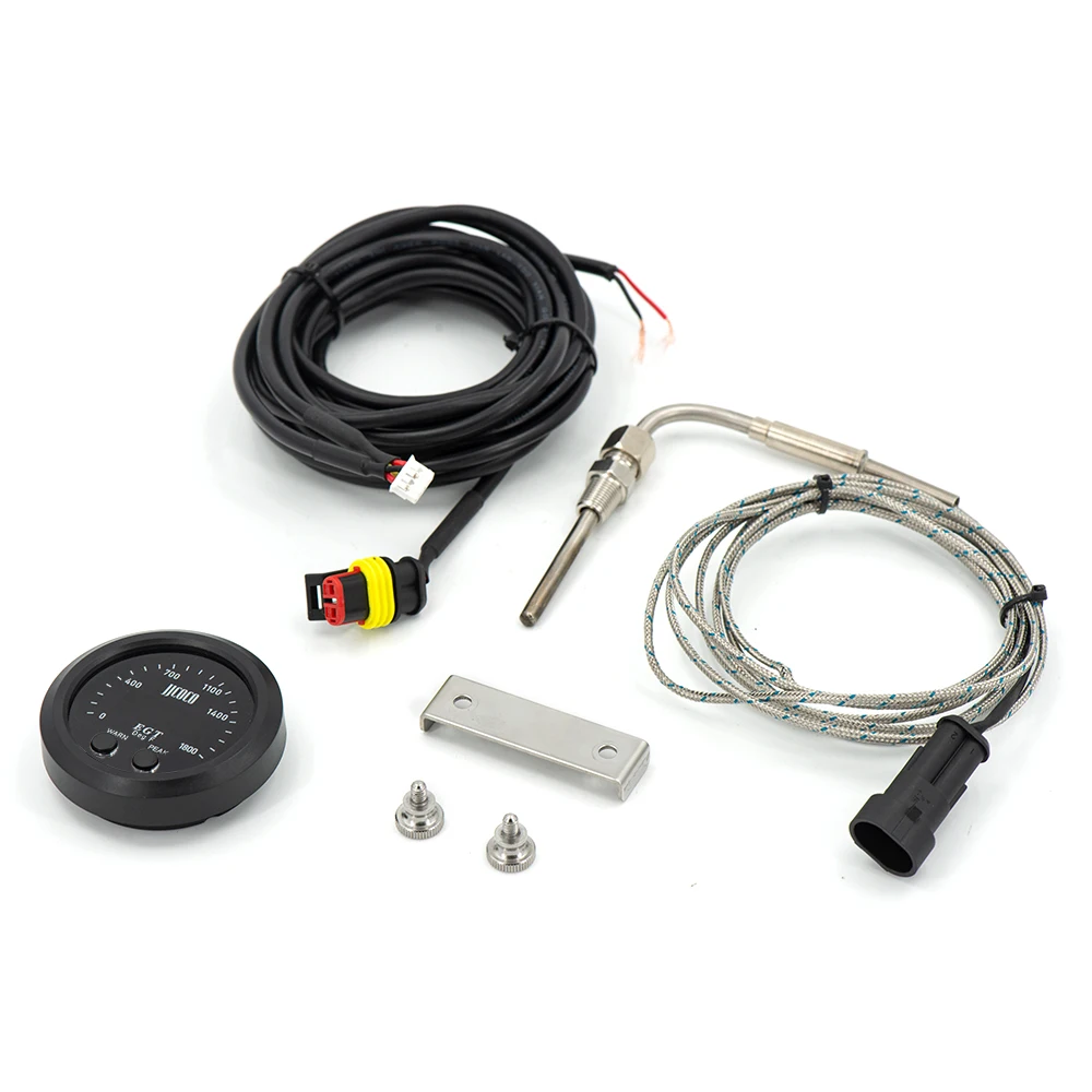 Medidor temperatura escape LED rojo 52mm Serie S 0-1800°F - imagen 2