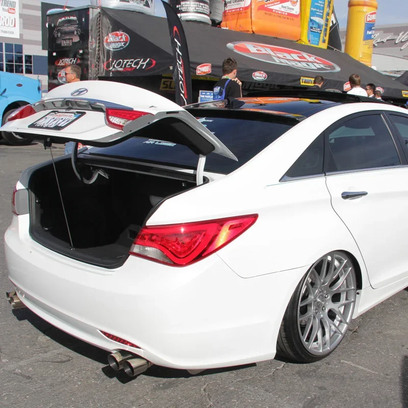 Alerón trasero ABS negro brillante para Hyundai Sonata 8 2011-2014 - imagen 5