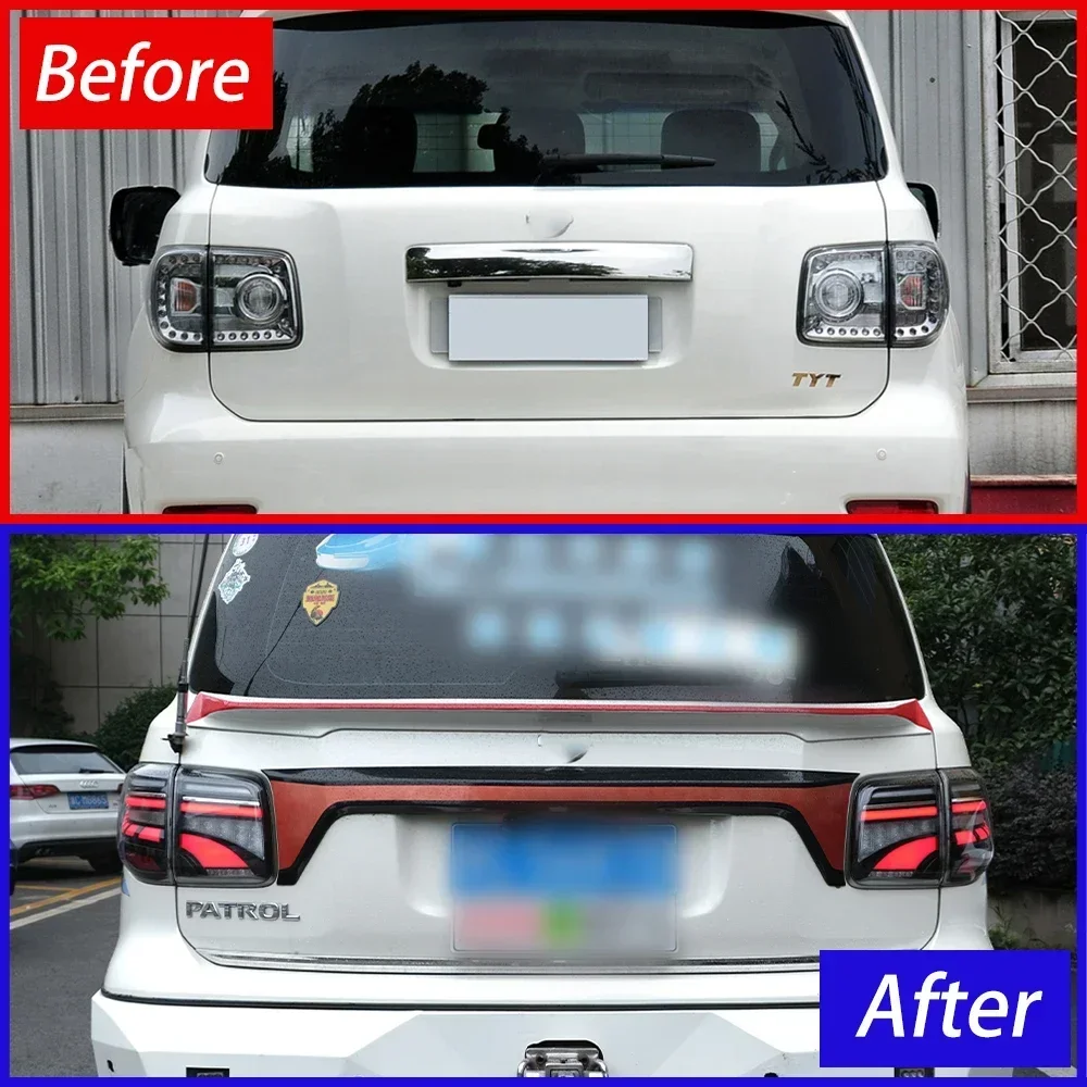 Luces traseras LED Nissan Patrol Y62 2012-2018 intermitencia dinámica - imagen 5