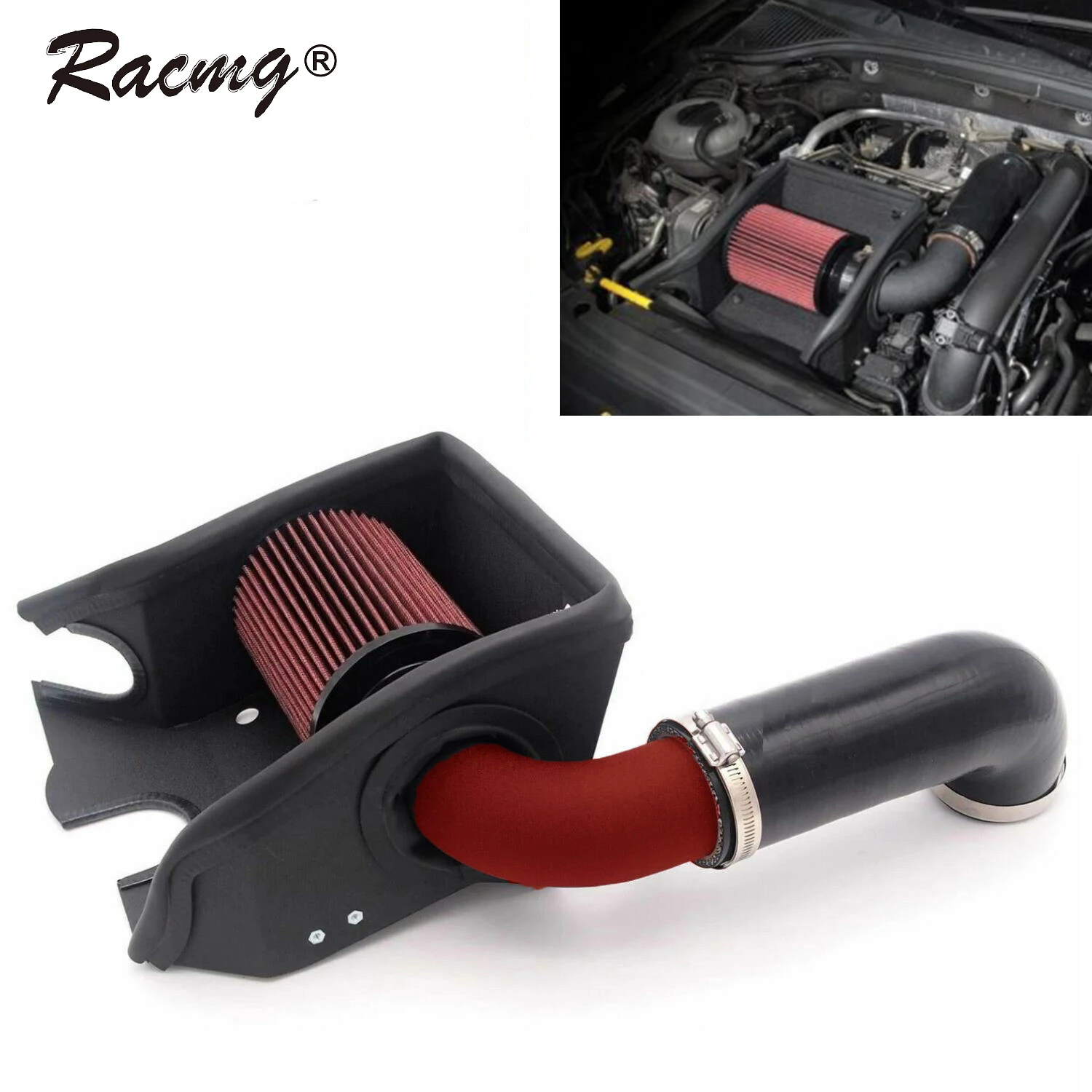 Tubo de inducción de aire en aluminio para Golf MK7 TSI EA211