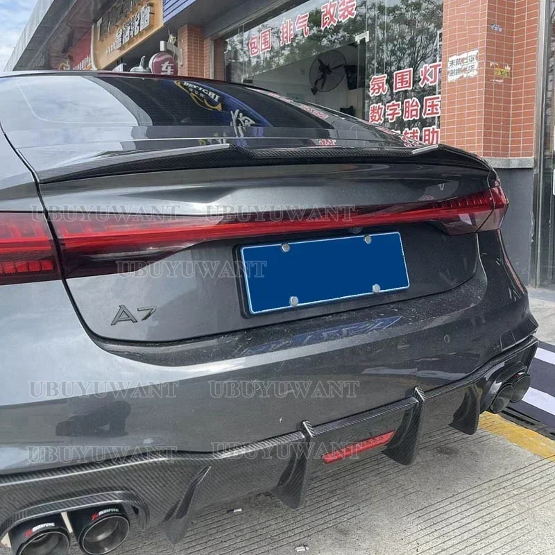 Alerón maletero carbono Audi A7 S7 RS7 C8 tuning - imagen 5
