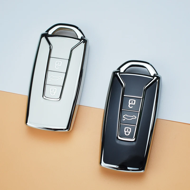 Funda de TPU con anilla para llave Volkswagen Touareg 2019-2022 - imagen 3