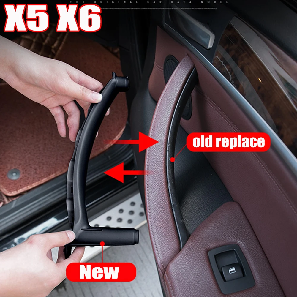 Embellecedor tirador interior puerta BMW X5/X6 E70-E72 2007-2014 - imagen 2