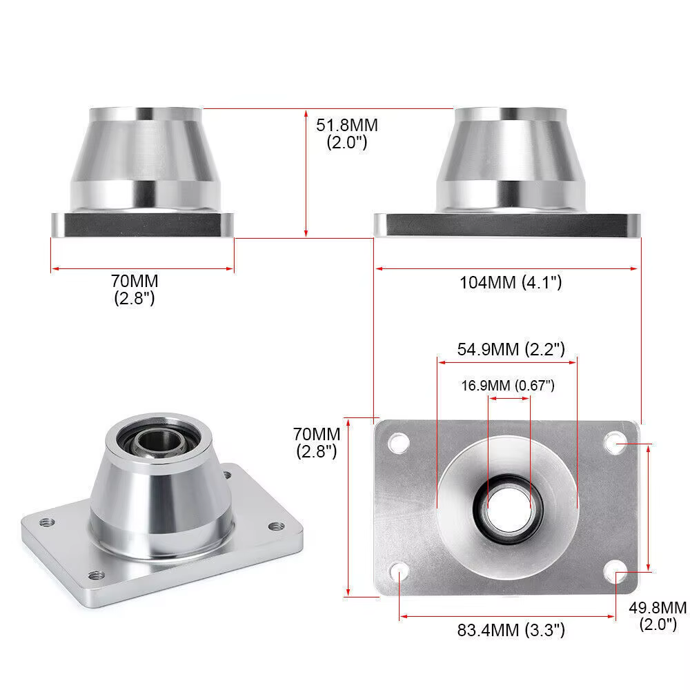 Base torreta cambio rápido tiro corto – Peugeot 206 306 Citroën Xsara - imagen 2