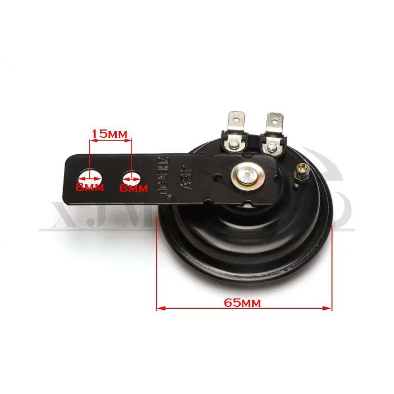 Bocina redonda universal impermeable 12-60 V para moto y ATV