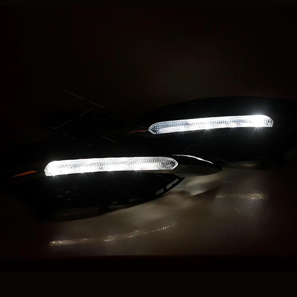 Luces de circulación diurna izquierda y derecha para Mercedes Benz, W212, Clase E, E180, E200, E260, E320, E400, 2014, 2015, DRL - imagen 4