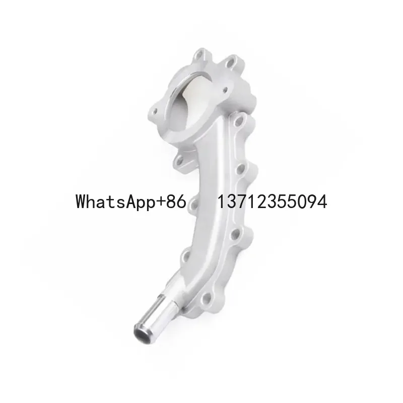 05184653AF Salida de agua de tubo cruzado de refrigerante de motor para Chrysler 200 300 Town & Country aluminio plateado
