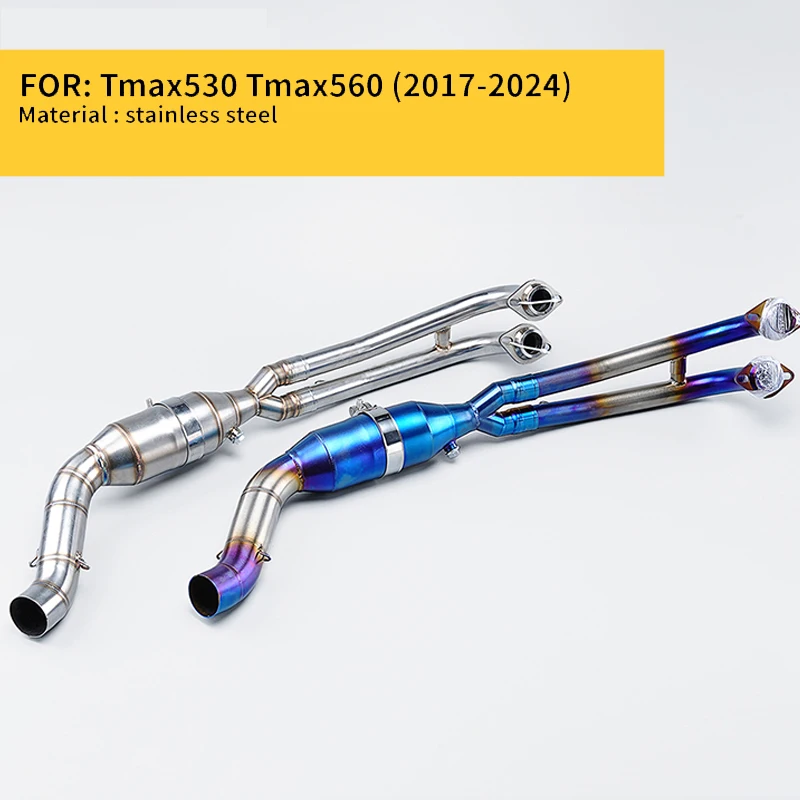 Tubo frontal de escape de 51 mm para Yamaha TMAX