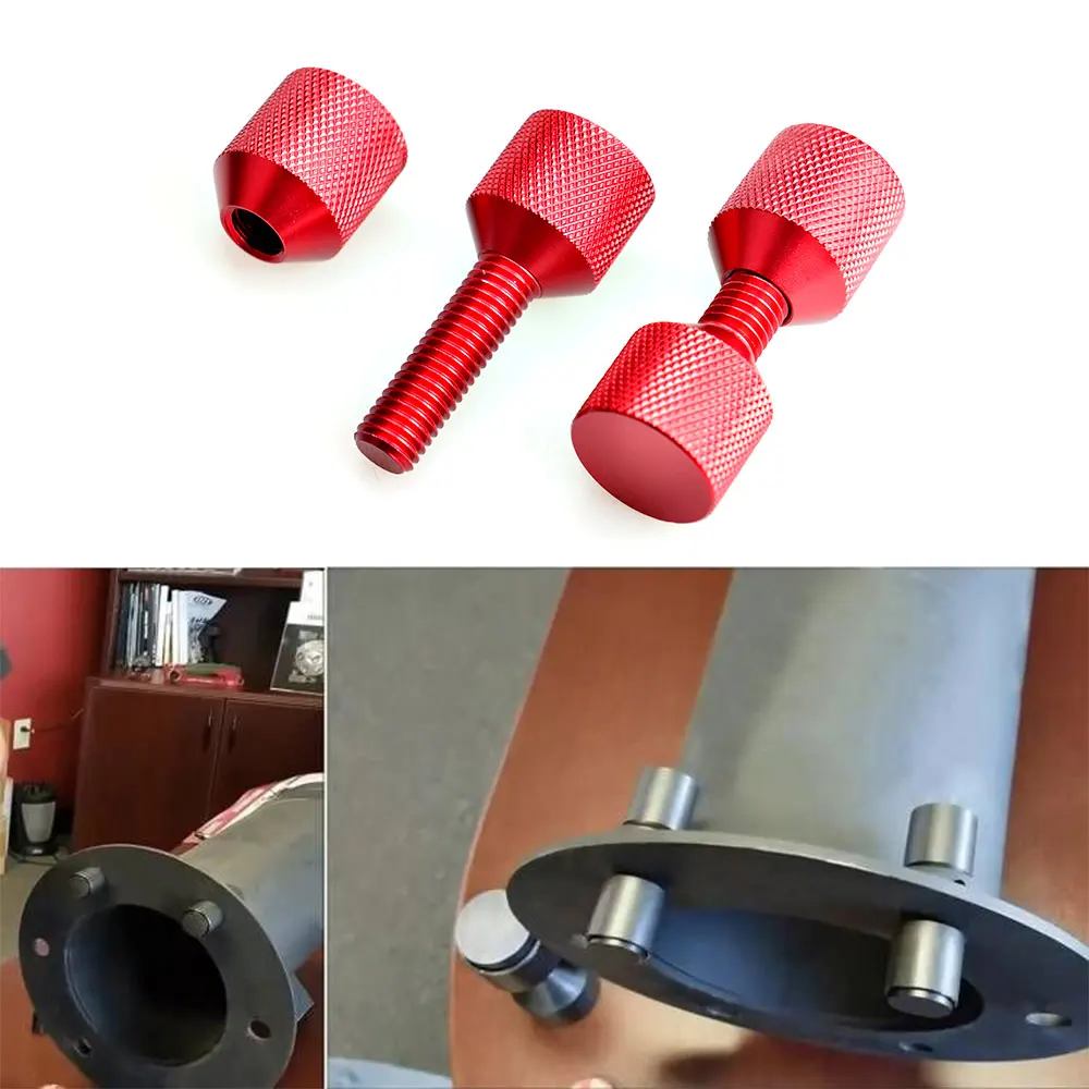 Pasadores de alineación para brida de 2 orificios, aluminio 6061 - imagen 2