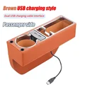 Brown L with USB