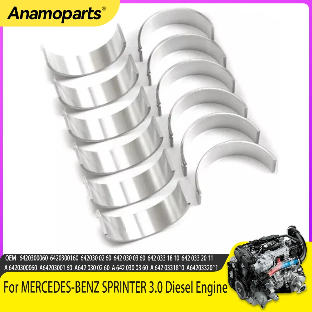 Cojinetes de biela para Mercedes-Benz Sprinter 3.0 diésel OM642