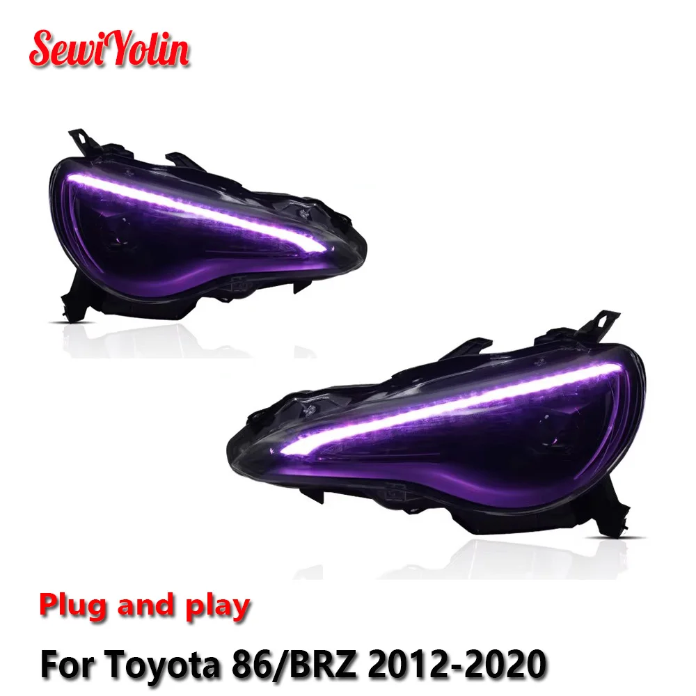 Kit faros LED con DRL antiniebla para Toyota 86 Subaru BRZ 2012-2020