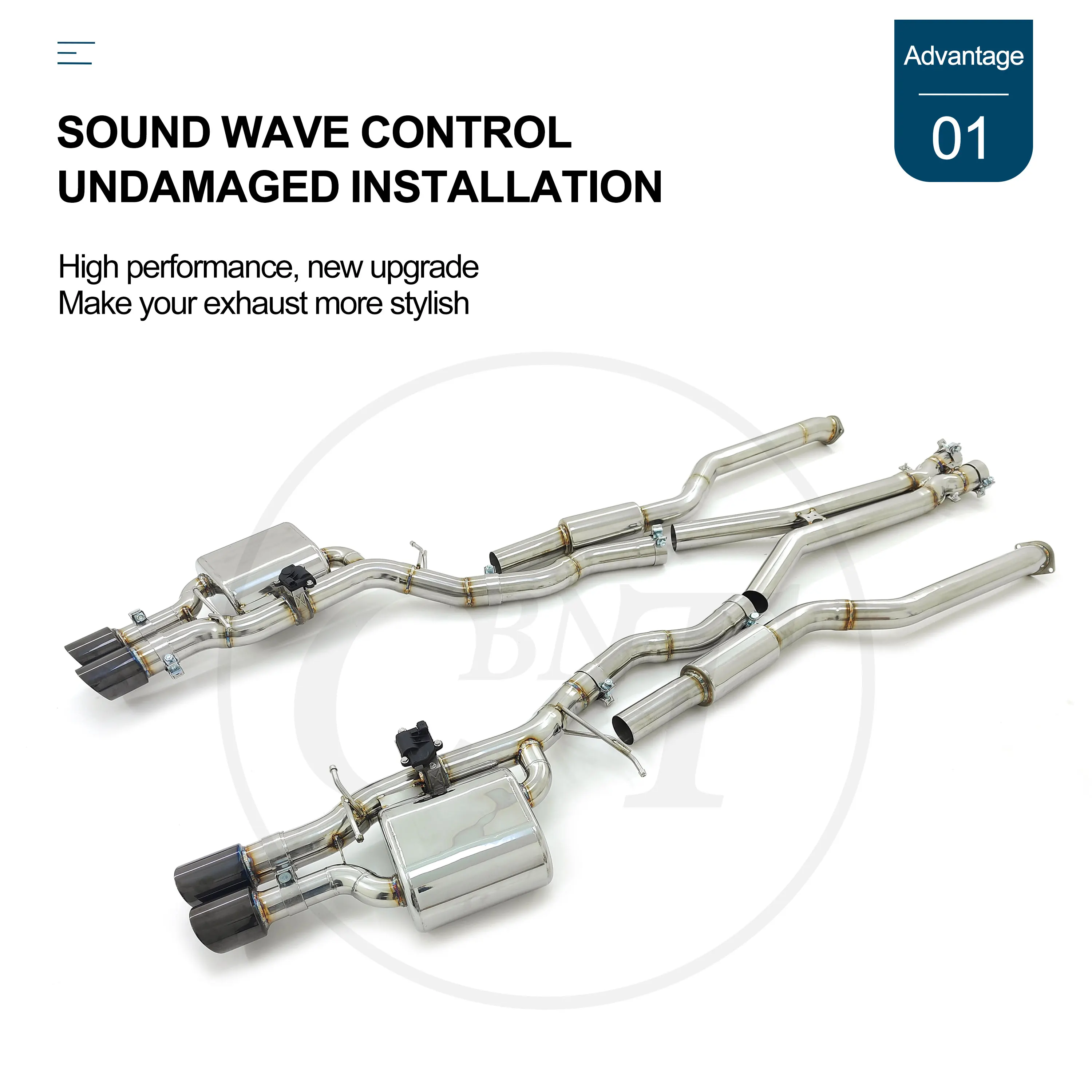 Escape Catback Valvetronic BMW M6 E63 V10 5.0 (2006-2010) - imagen 2