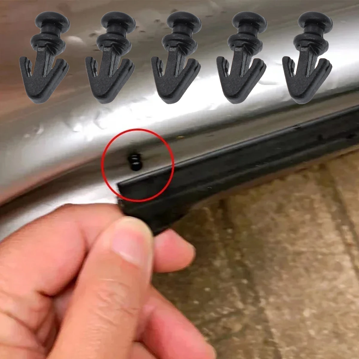 Grapas de burlete inferior de puerta para Ford Mondeo MK2-MK4 - imagen 4