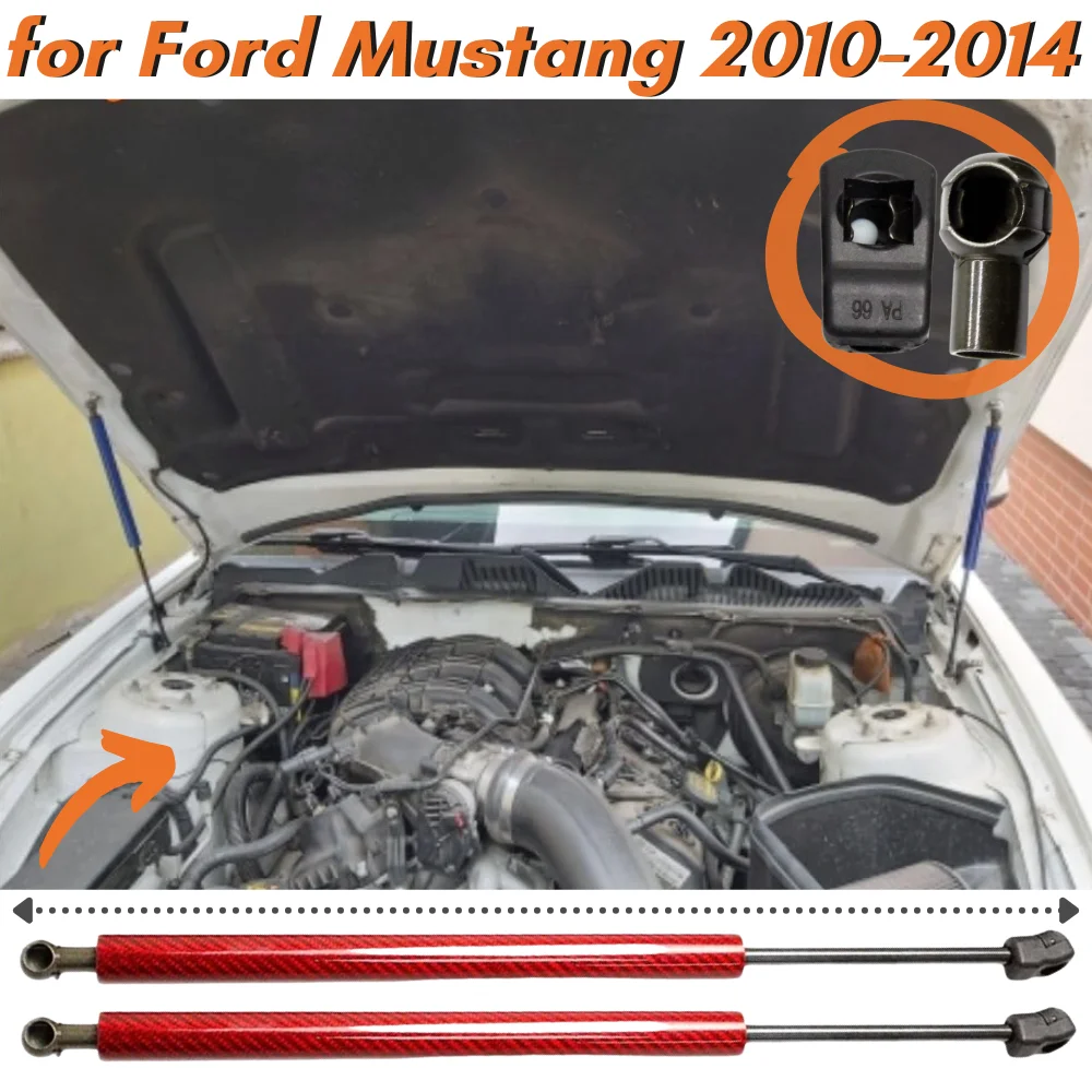Puntales de capó Ford Mustang 2010-2014 – resortes de gas
