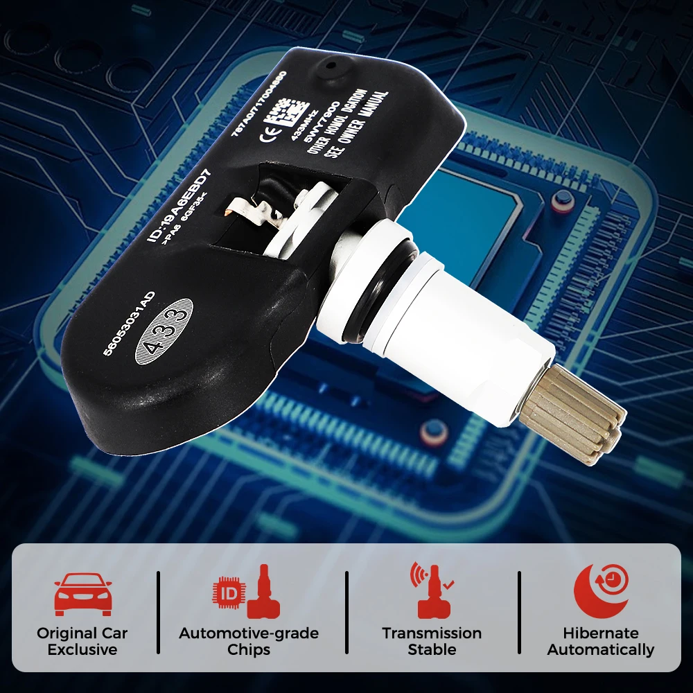 Sensor TPMS presión neumáticos 56029481AB para Chrysler Dodge Jeep - imagen 4