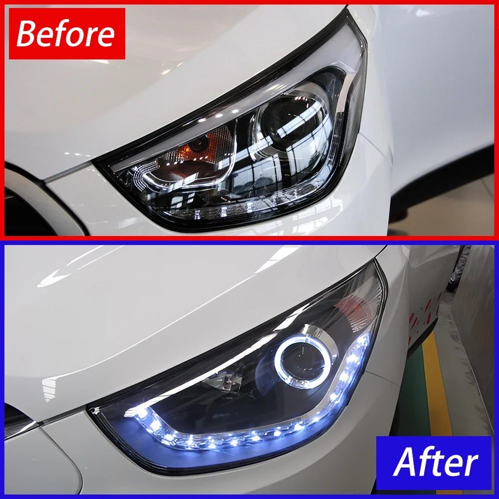 Faros delanteros LED Hyundai ix35 con lente proyector bifocal - imagen 2