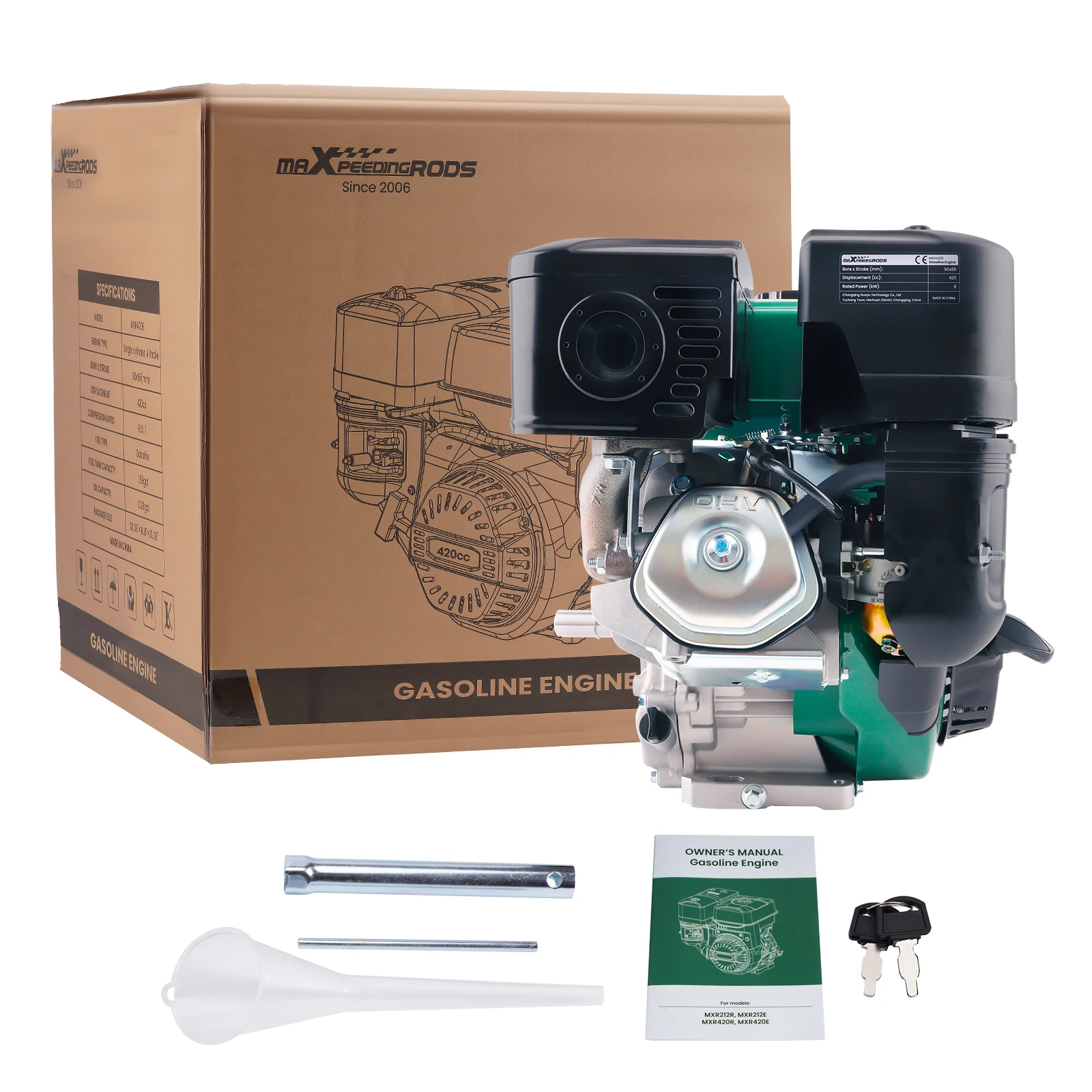 Motor Gasolina 420cc OHV Karts