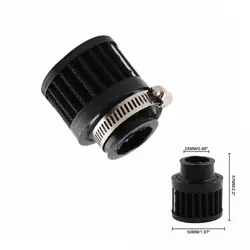 Filtro de aire frío para ventilación cárter moto alto flujo