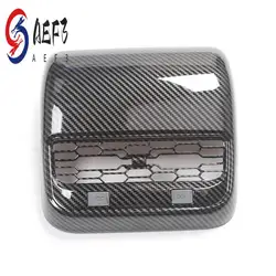 AEF3-Para Tesla Model 3 Model Y 2021-2023 cubierta de salida de ventilación de aire acondicionado trasero de coche embellecedor accesorios interiores ABS A