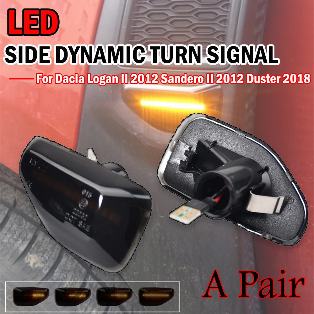 Indicador lateral LED dinámico Dacia Logan II Sandero Duster - imagen 3