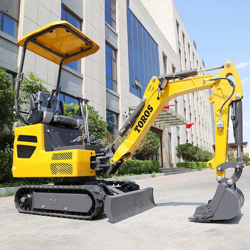Microexcavadora diésel nueva compacta – miniescavadora retro obra - imagen 2