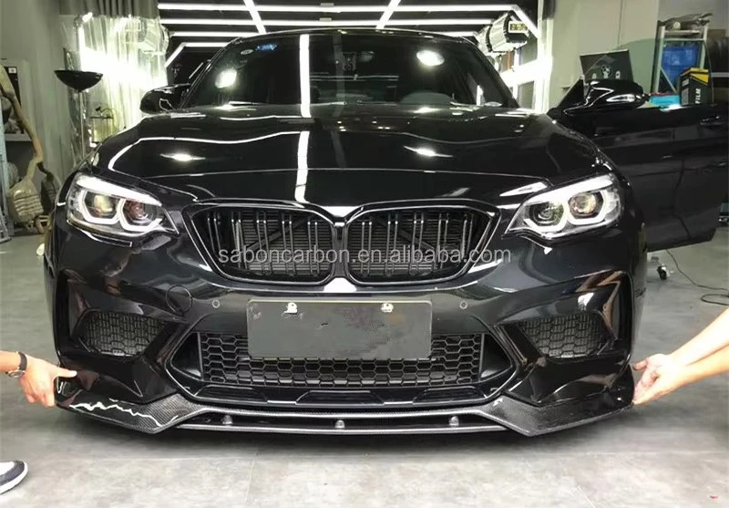Splitter delantero de fibra de carbono estilo Vor para BMW M2C F87 - imagen 5