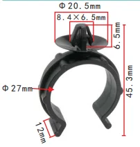 shhworldsea Abrazadera de nailon con clip automático - imagen 2