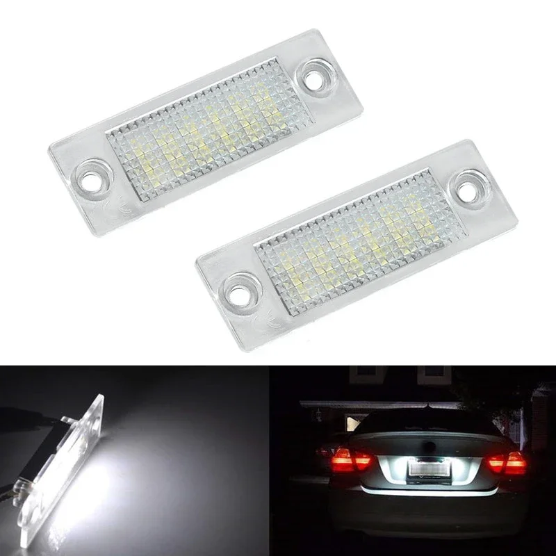 Luces LED blancas para matrícula VW Transporter T5, Caddy y Touran