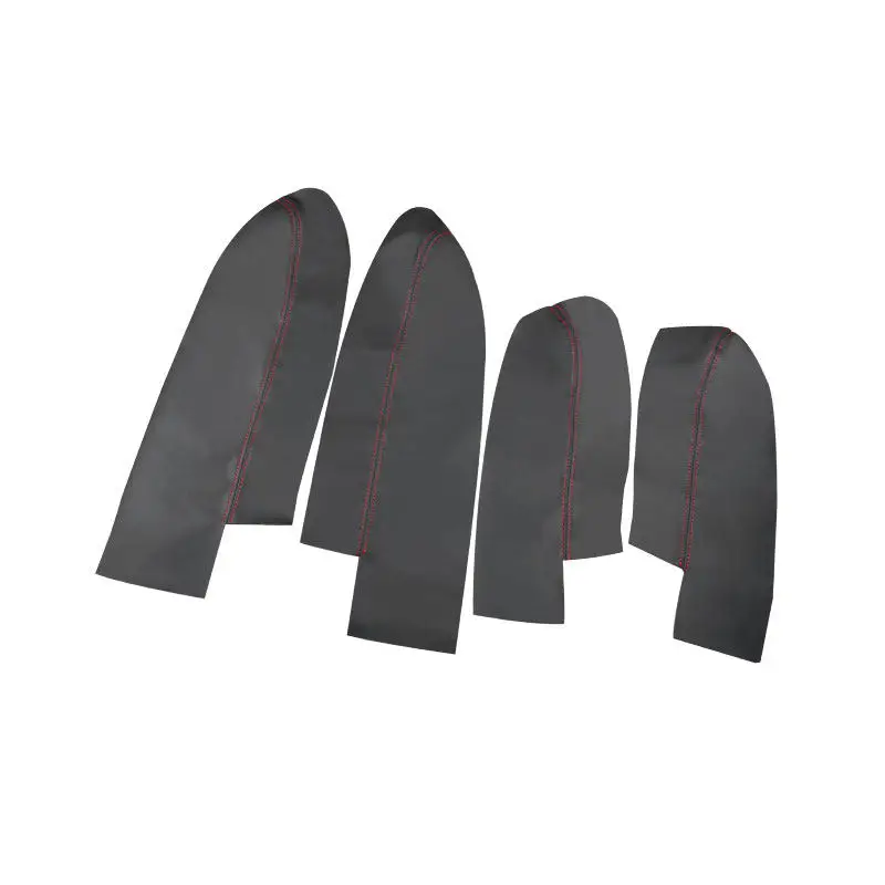 Cubiertas puerta interior microfibra negra con línea roja – Honda CRV 2007-2011 - imagen 2